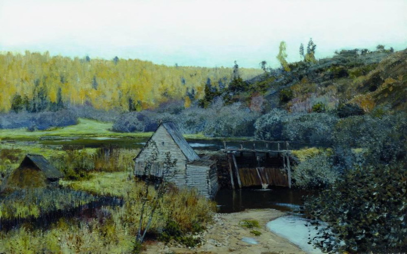 И.И. Левитан. Осень Мельница. 1888. х.,м.